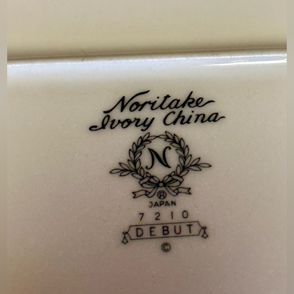 Vintage Noritake #7210 China “Debut” Oval Serving Platter 13 3/4” Japan - Picture 3 of 7